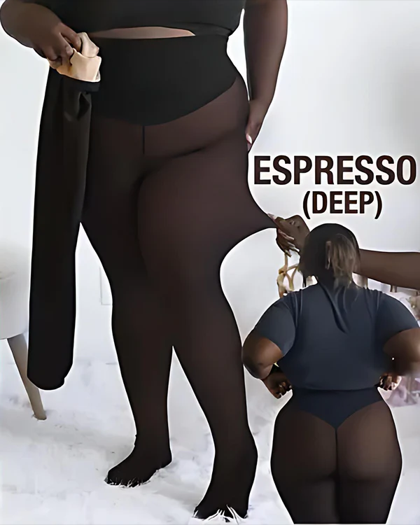 🏆#1 Bestselling🏆Magic Viral One-Seam Shaping Fleece Leggings Pantyhose