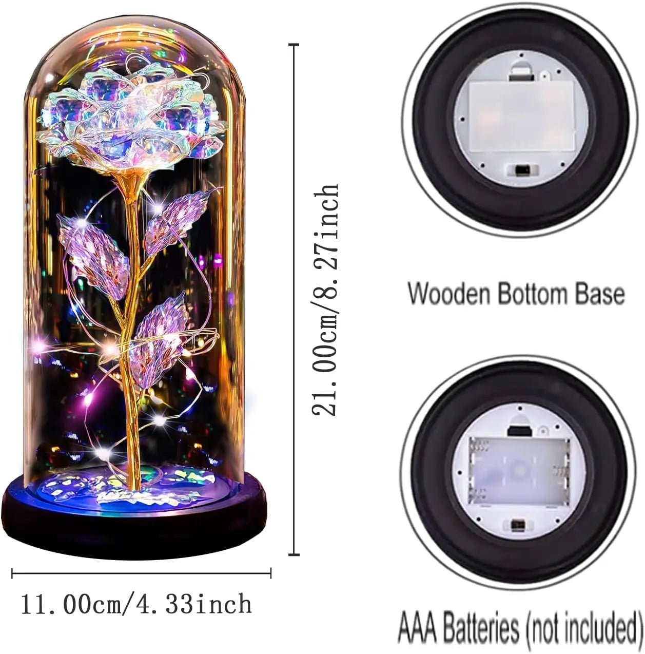 Mother's Day Classic Gifts LED Everlasting Rose Eternal Flower