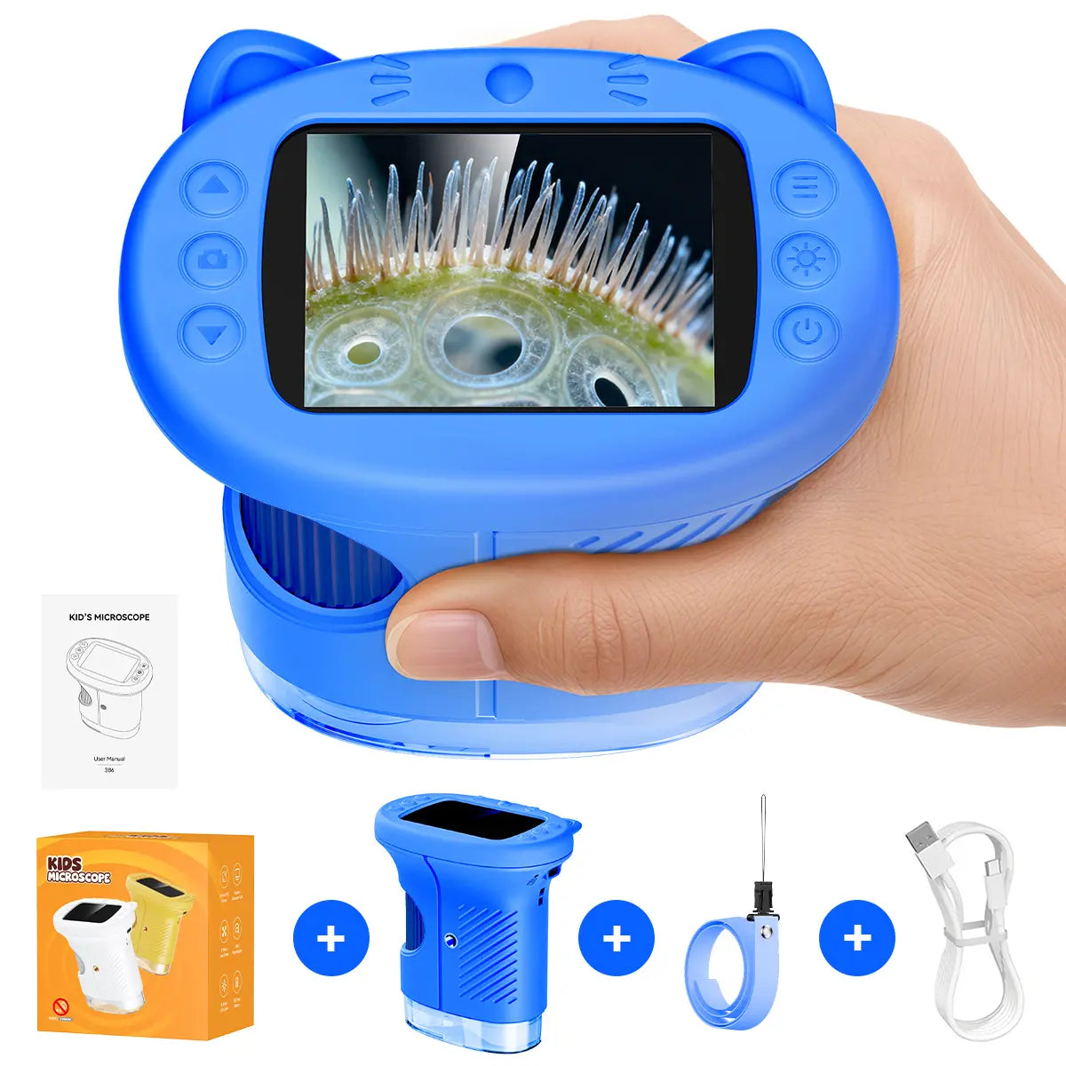 1000X Handheld Microscope for Kids