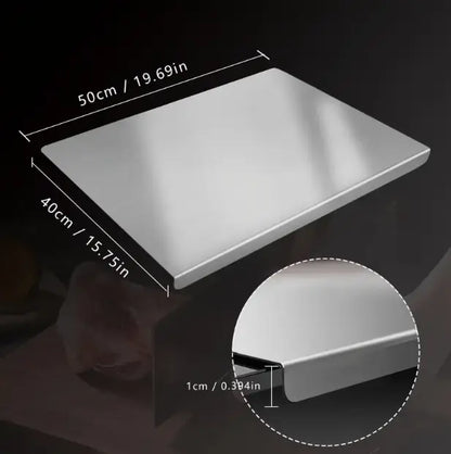Non-slip Stainless Steel Chopping Board