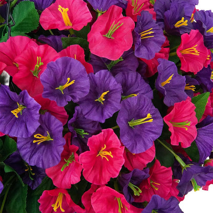 Artificial hanging plant and flower basket