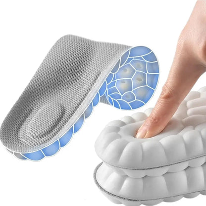 4D Cloud Memory Foam Insoles – Arch Support, Shock Absorption & Massage for Men & Women