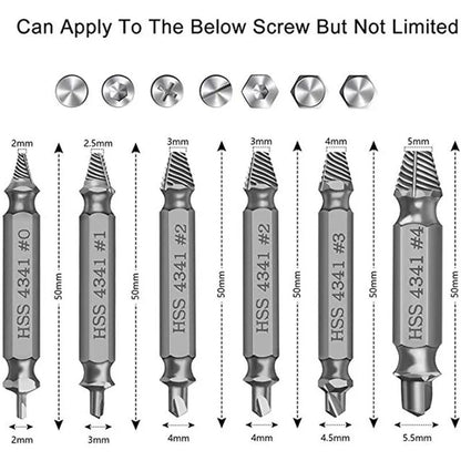 Professional Screw Remover Tools-universal screw extractor set with dual ended bits