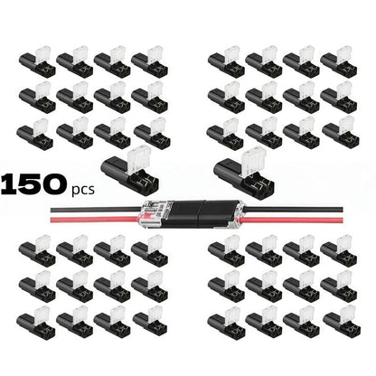 ✨Last Day 49% OFF-🔥Double-Wire Plug-in Connector Led Light Strip Connectors 2 Pin