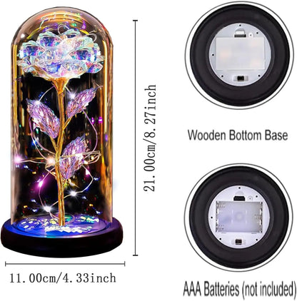 Mother's Day  Classic Gifts LED Everlasting Rose Eternal Flower