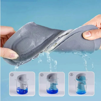 4D Cloud Memory Foam Insoles – Arch Support, Shock Absorption & Massage for Men & Women