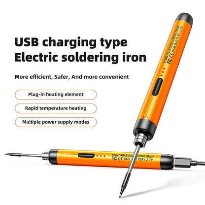 Wireless Soldering Iron, 3-speed Temperature Adjustable