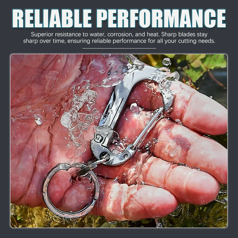 Multifunctional Titanium Keychain Knife