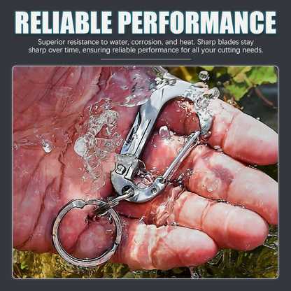 Multifunctional Titanium Keychain Knife