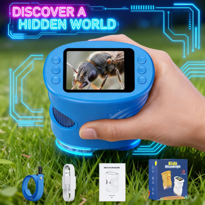 1000X Handheld Microscope for Kids