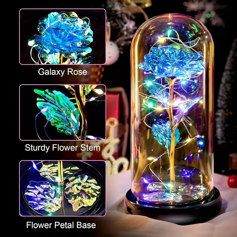 Mother's Day  Classic Gifts LED Everlasting Rose Eternal Flower