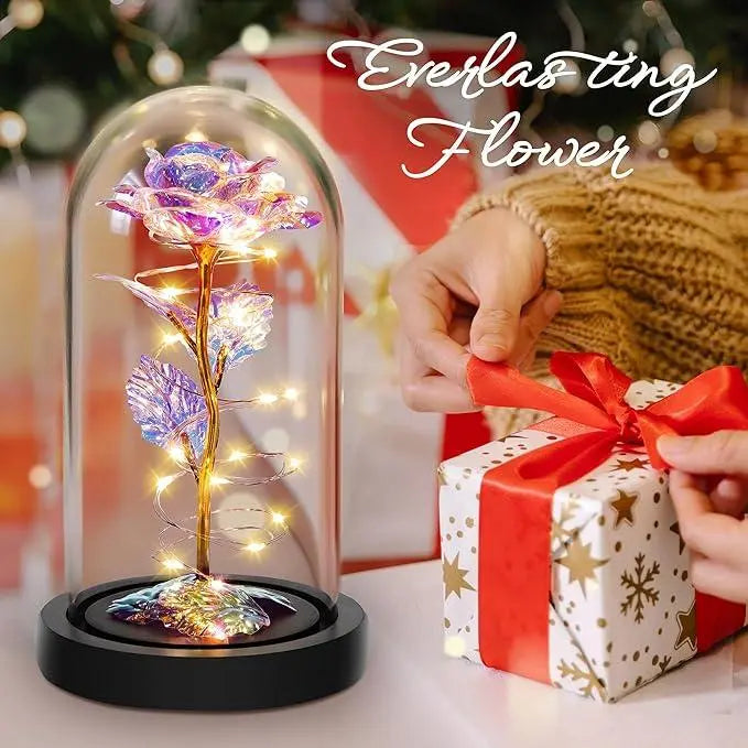 Mother's Day  Classic Gifts LED Everlasting Rose Eternal Flower