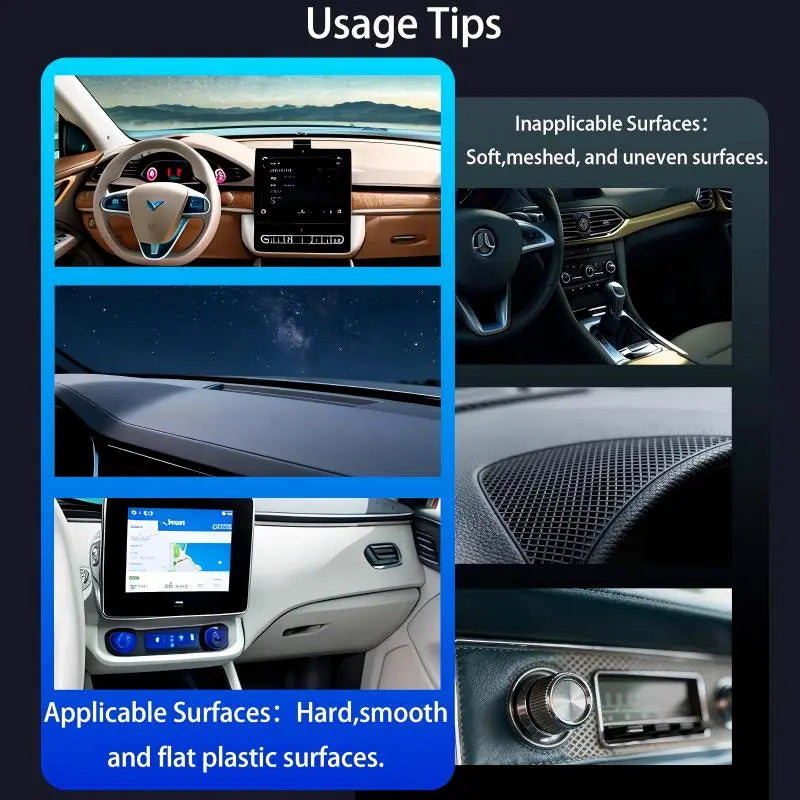 Foldable Magnetic Car Phone Mount – 20 N52 Magnets, MagSafe Compatible, Vacuum Suction Base