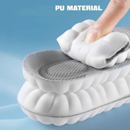 4D Cloud Memory Foam Insoles – Arch Support, Shock Absorption & Massage for Men & Women