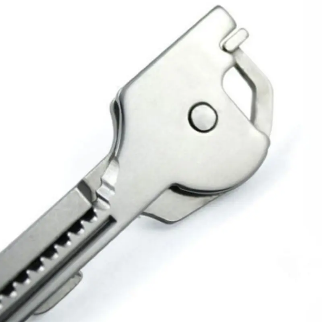 Mini Stainless Steel Multi-Tool Keychain – Foldable & Rust-Proof Pocket Gadget