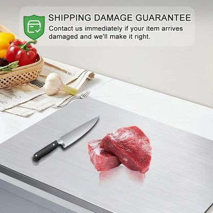 Non-slip Stainless Steel Chopping Board