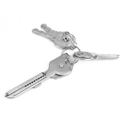 Mini Stainless Steel Multi-Tool Keychain – Foldable & Rust-Proof Pocket Gadget