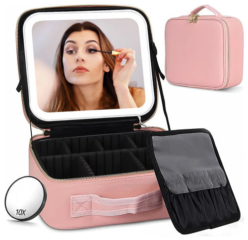 Mother's Day Present-----Portable Makeup Case Cosmetic Organizer