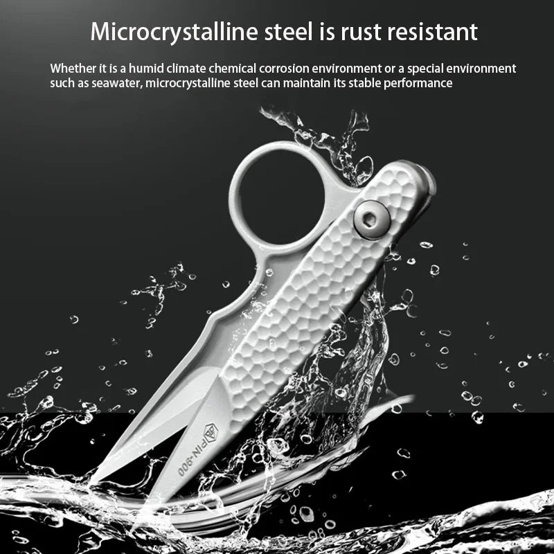 Rust-Resistant Microcrystalline Steel Scissors