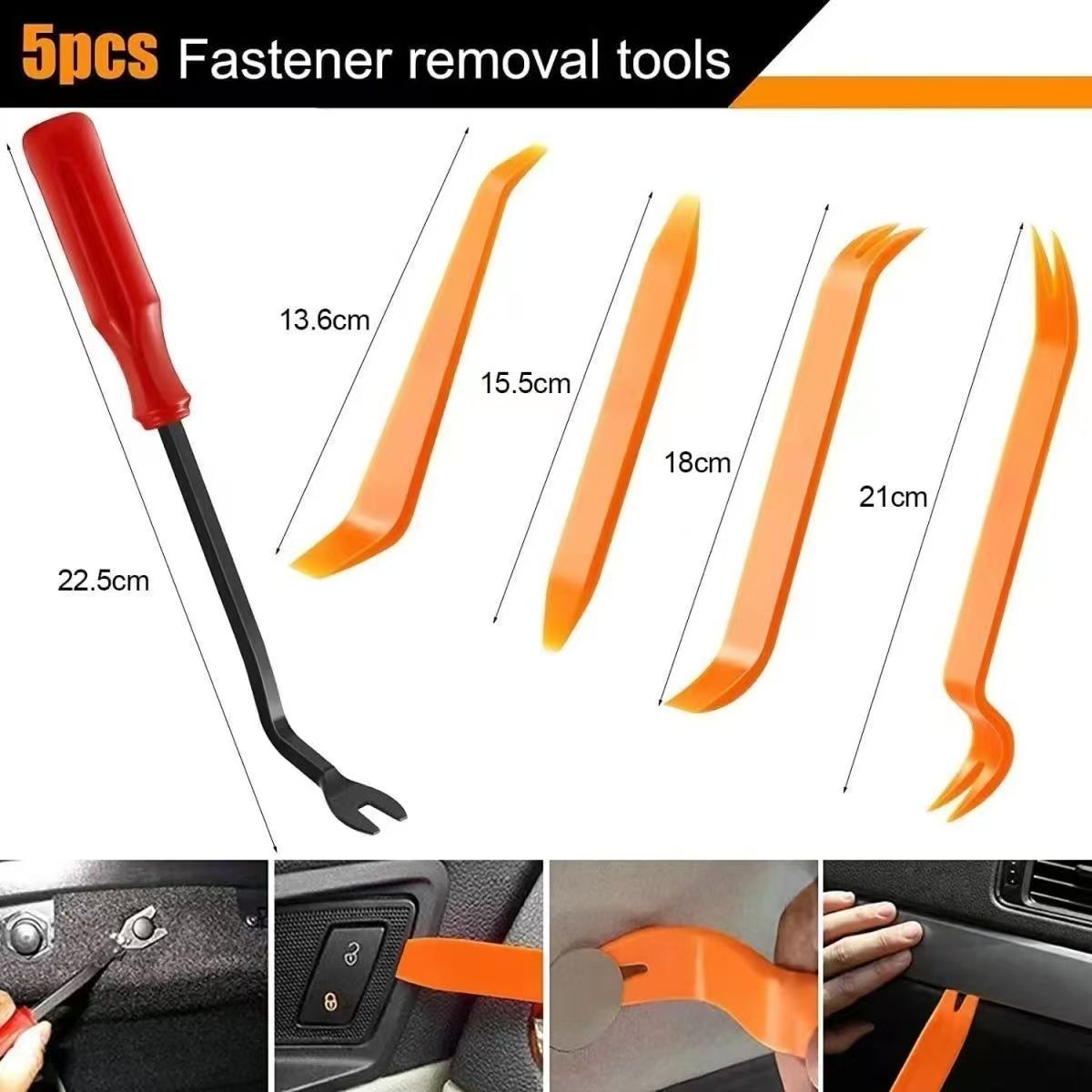 HE26 100pcs Universal Expansion Screw Clips Set