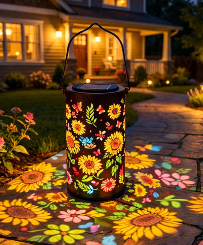 🔥HOT SALE 49% OFF-🌞Colorful Sunflower Glow Solar Garden Lantern