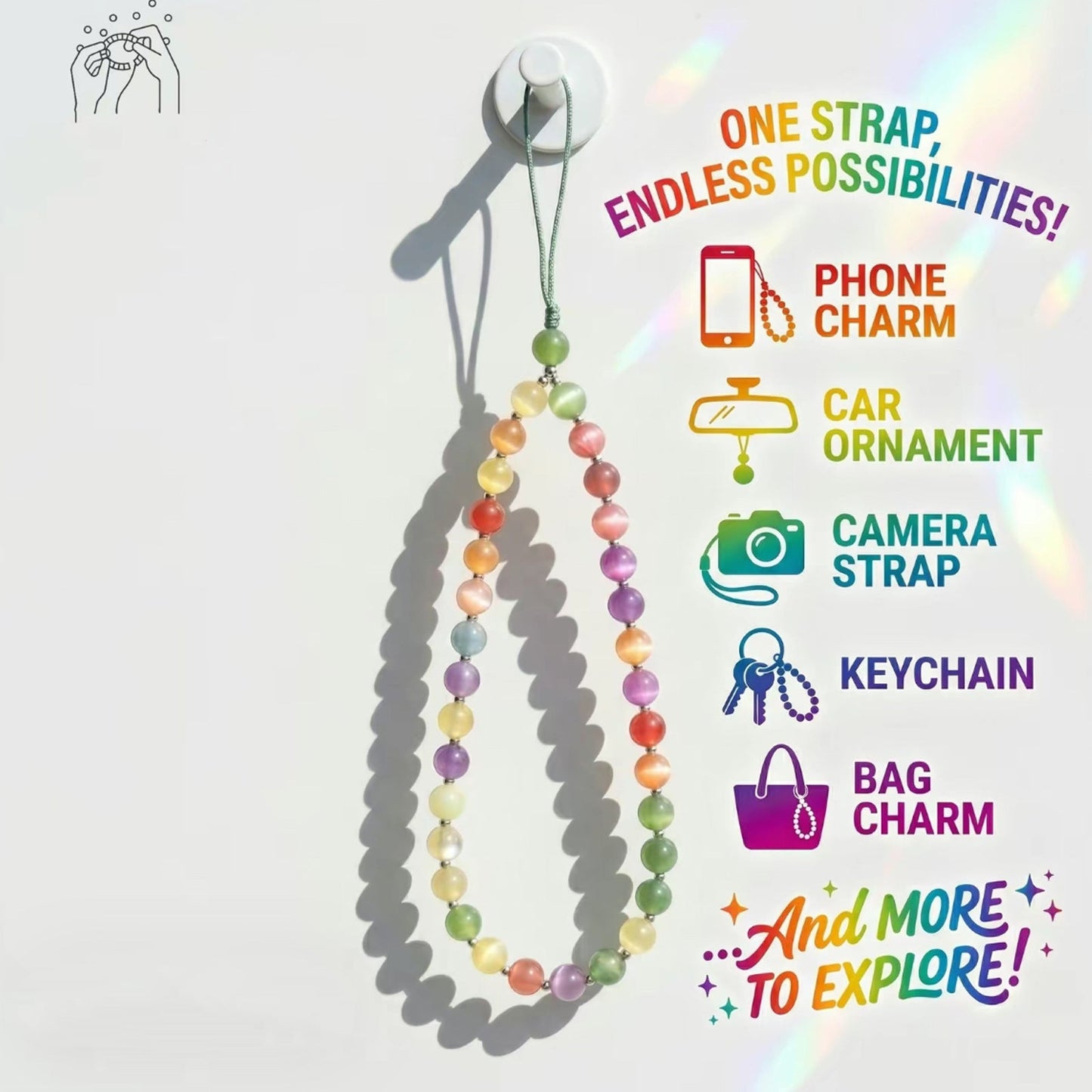 Dopamine Necklace - - UV Reactive Color Changing Jewelry