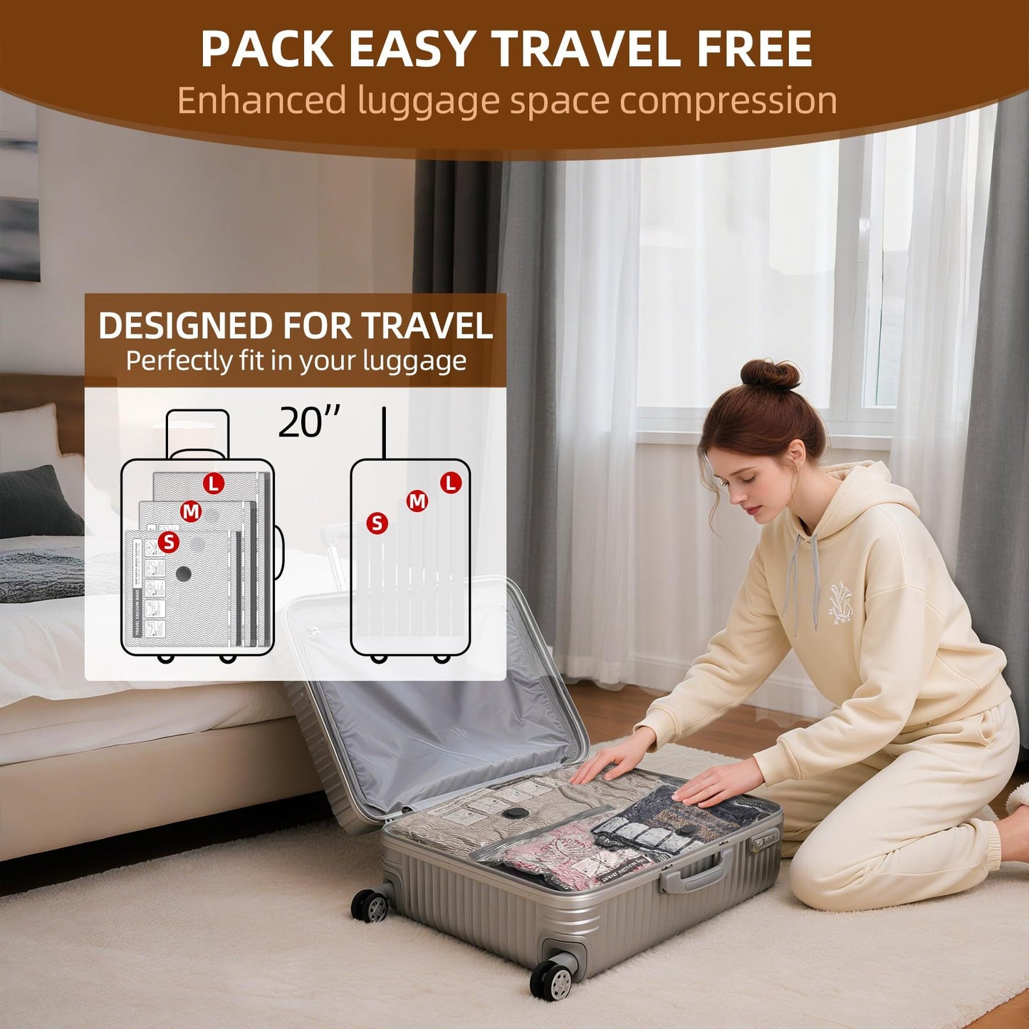 🔥Buy 2 Get 60% Off🔥Vacuum Storage set For Travel Organize, Home Clothes Storage