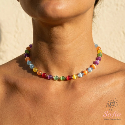 Dopamine Necklace - - UV Reactive Color Changing Jewelry