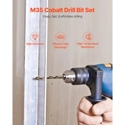High Speed Cobalt Drill Bit Set 29 Pcs