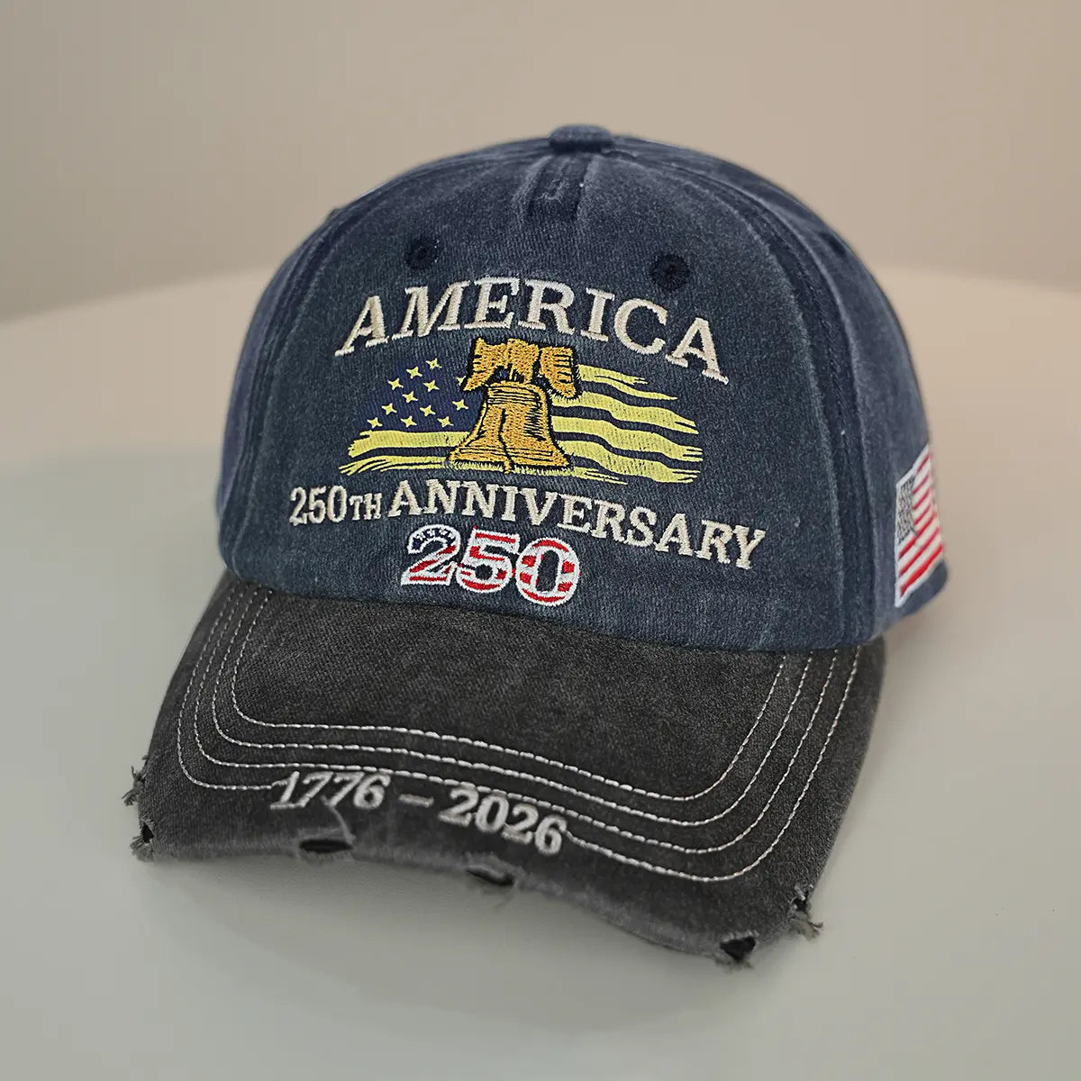 US 250th Anniversary Embroidered Baseball Cap