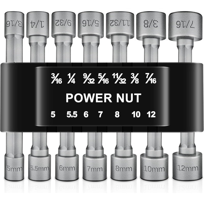 14 Pcs Nut Driver Bit Set