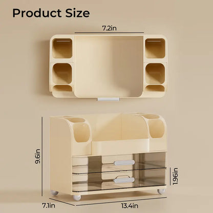 Makeup organizer Cosmetic Display Case