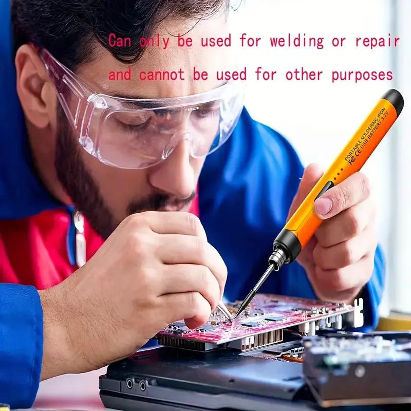 Wireless Soldering Iron, 3-speed Temperature Adjustable