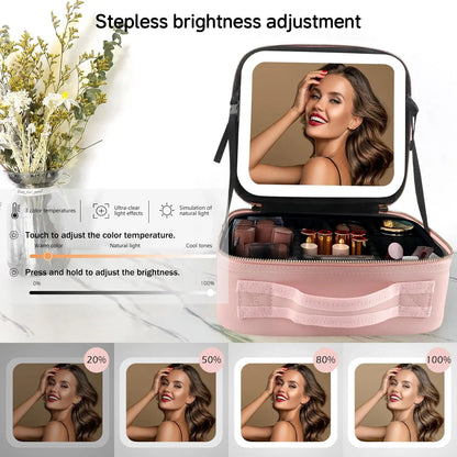 Mother's Day Present-----Portable Makeup Case Cosmetic Organizer